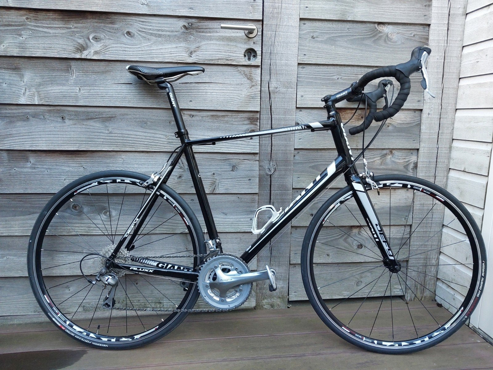 Giant Defy racefiets 58 cm, Shimano Tiagra , nieuwe tandwiel, Ophalen, 28 inch, Velgrem, Aluminium
