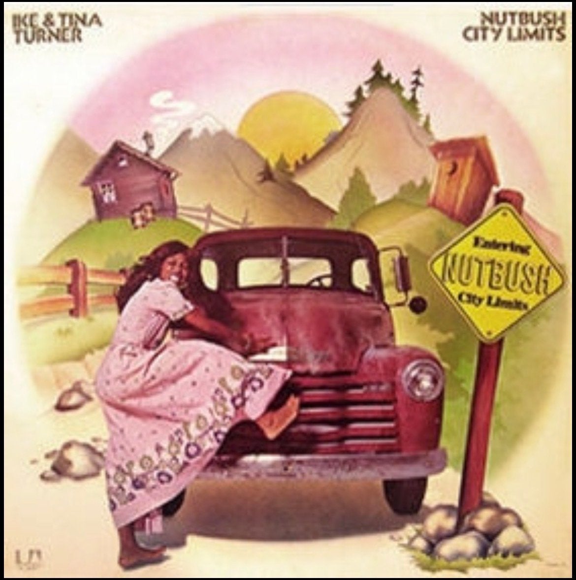 Vinyl LP AKTIE album Ike & Tina Turner - Nutbush City Limits, Cd's en Dvd's, Vinyl | R&B en Soul, LP, Ophalen of Verzenden, Zo goed als nieuw