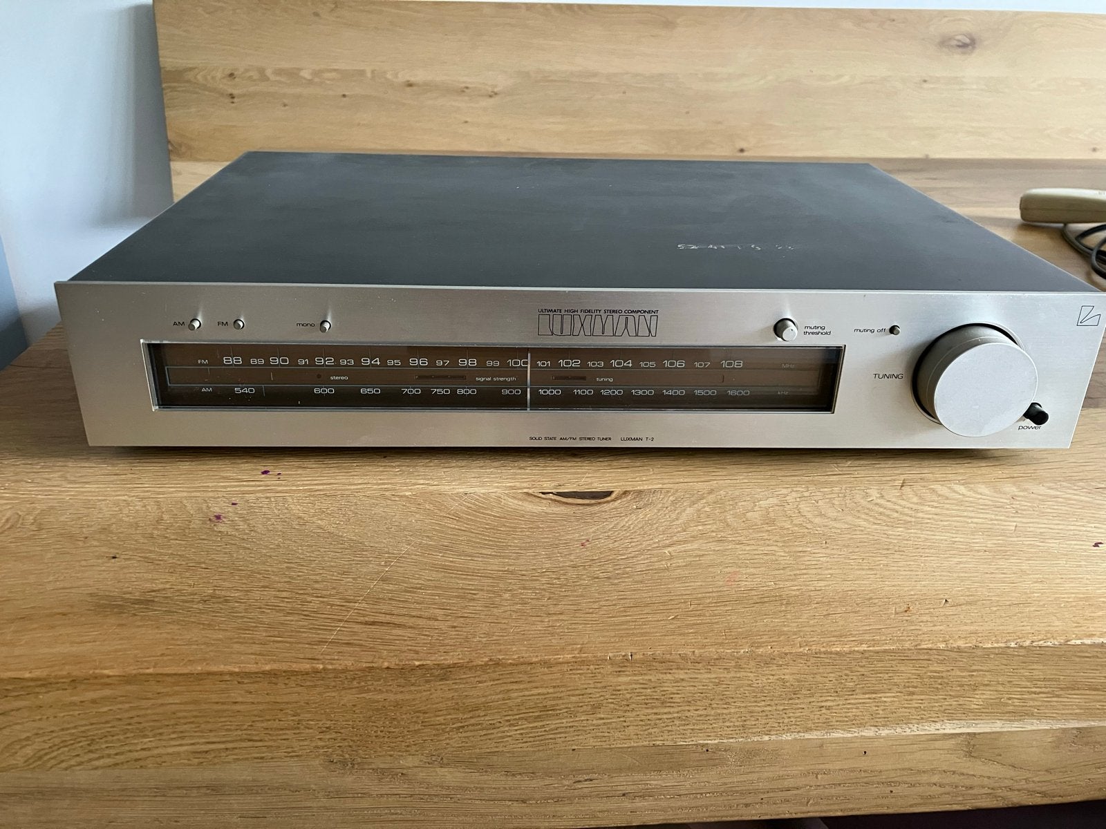 Luxman tuner T-2, Ophalen, Gebruikt, Analoog