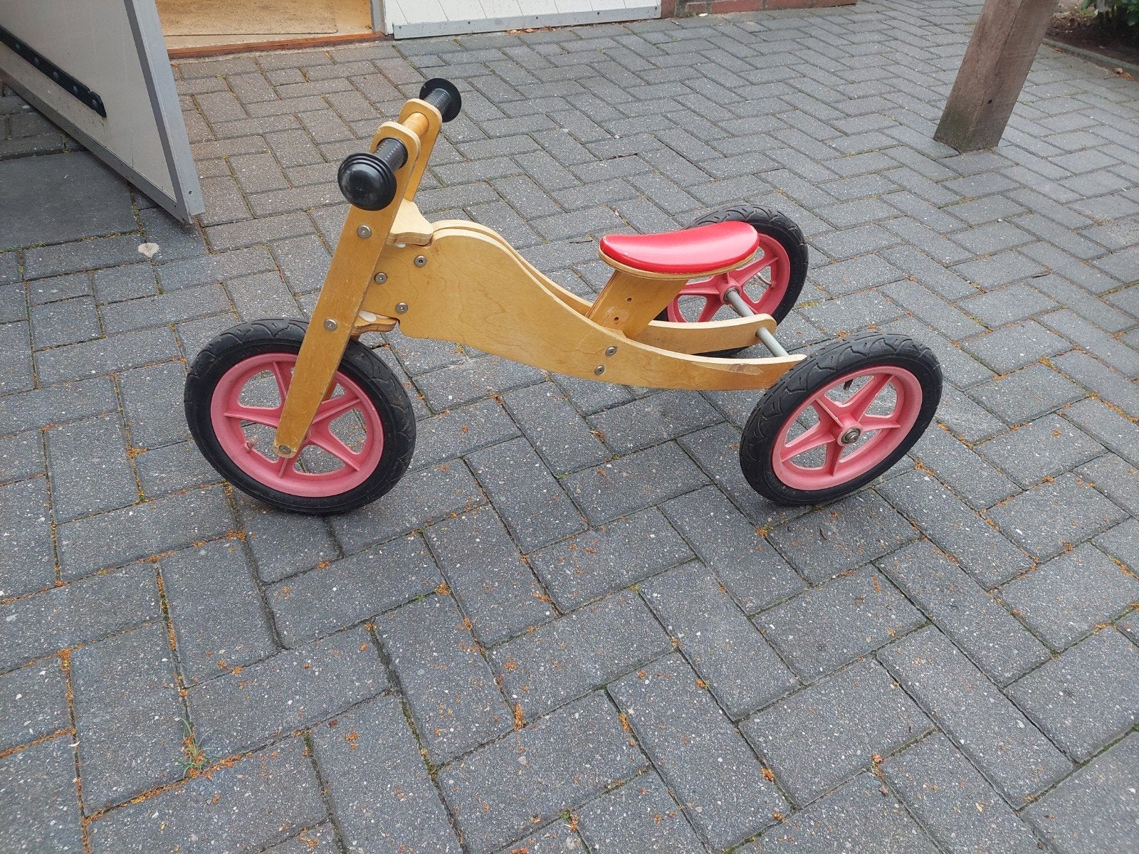 Houten loopfiets/driewieler voor kinderen