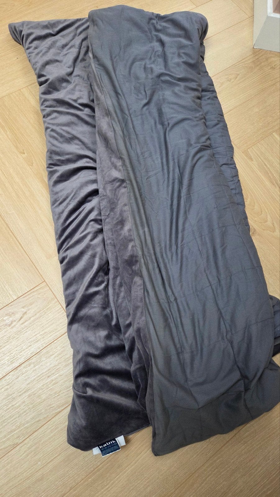 Verzwaringsdeken Weighted blanket 8kg 140x200 30 euro, Ophalen, Zo goed als nieuw, Grijs