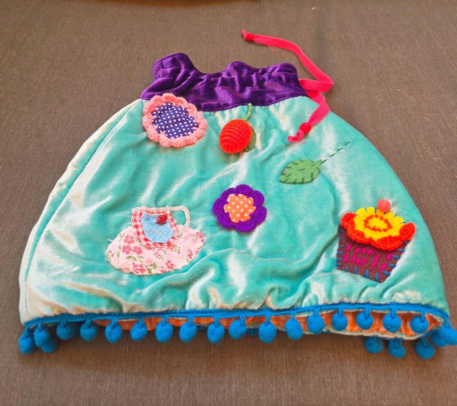 theemuts RICE retro vintage boho kleurrijk, Ophalen of Verzenden, Zo goed als nieuw
