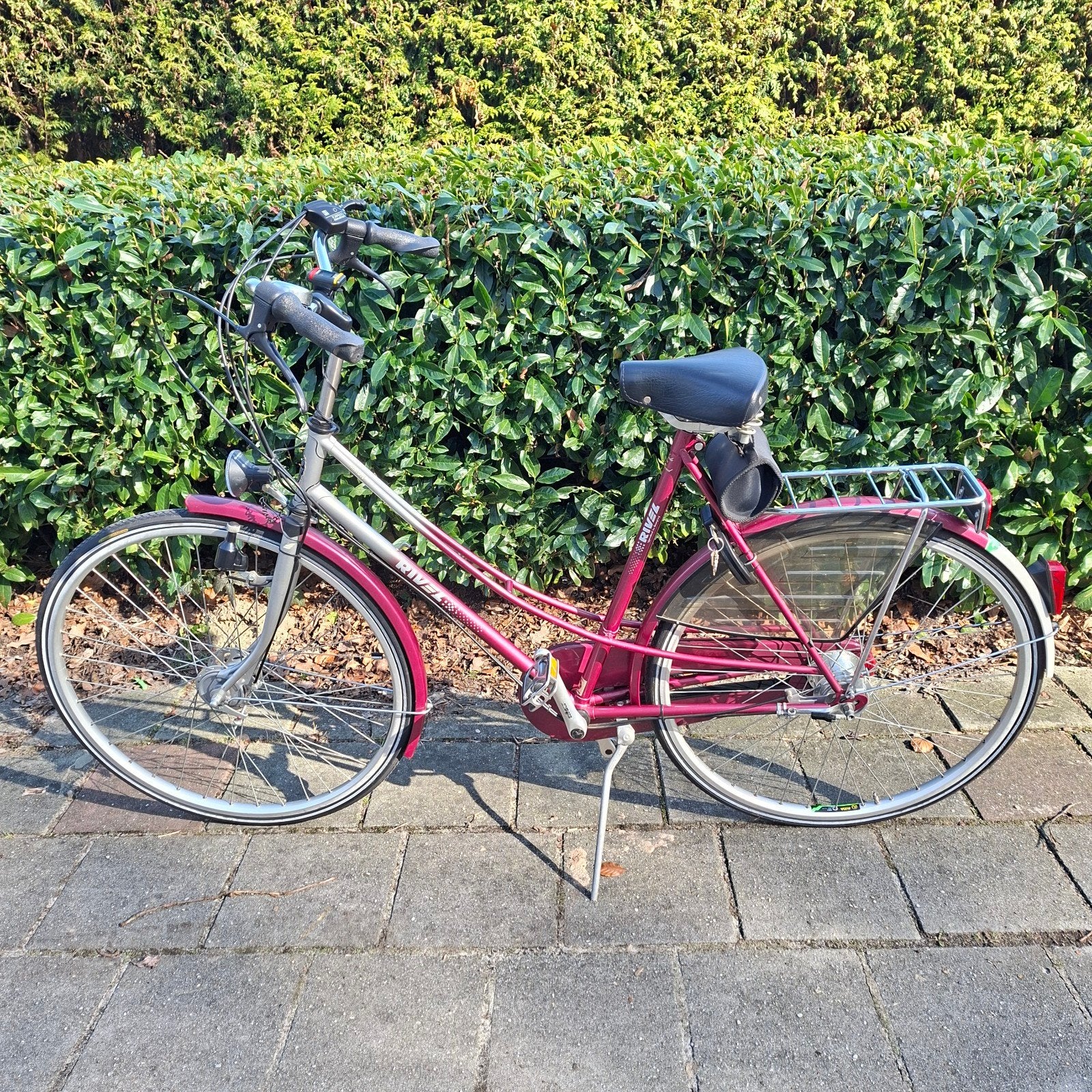 Z.G.A.N. RIVEL ORION DAMESFIETS 5 VERSNELLINGEN TROMMELREM, Versnellingen, 56 cm of meer, Zo goed als nieuw, Trommelrem