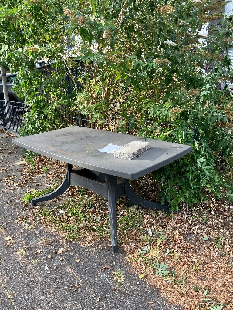Tafel Hartman GRATIS, Ophalen, Gebruikt, Rechthoekig, Kunststof