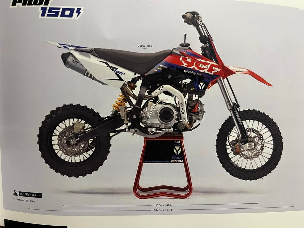 YCF 150E Pilot Crosser - Krachtige Pitbike voor Experts, Overige merken, Nieuw, Ophalen of Verzenden, 150 cc
