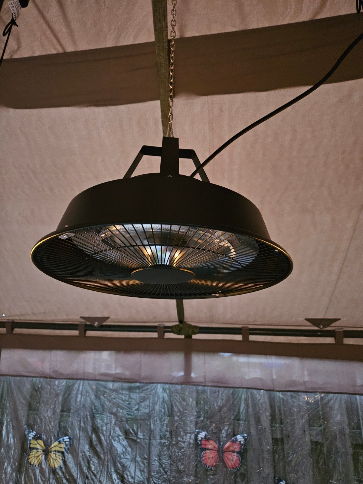 Practo Garden Artemis Terrasverwarmer - Elektrisch, Plafond, Zo goed als nieuw, Waterbestendig, Ophalen
