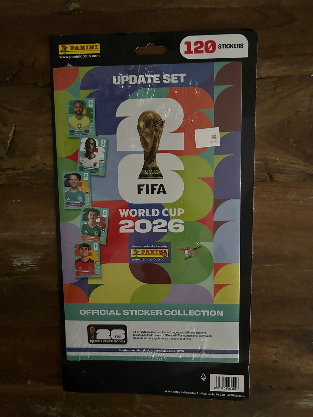 Update set WK 2026 momenteel niet verkrijgbaar bij panini!!!, Ophalen of Verzenden, Zo goed als nieuw, Meerdere stickers