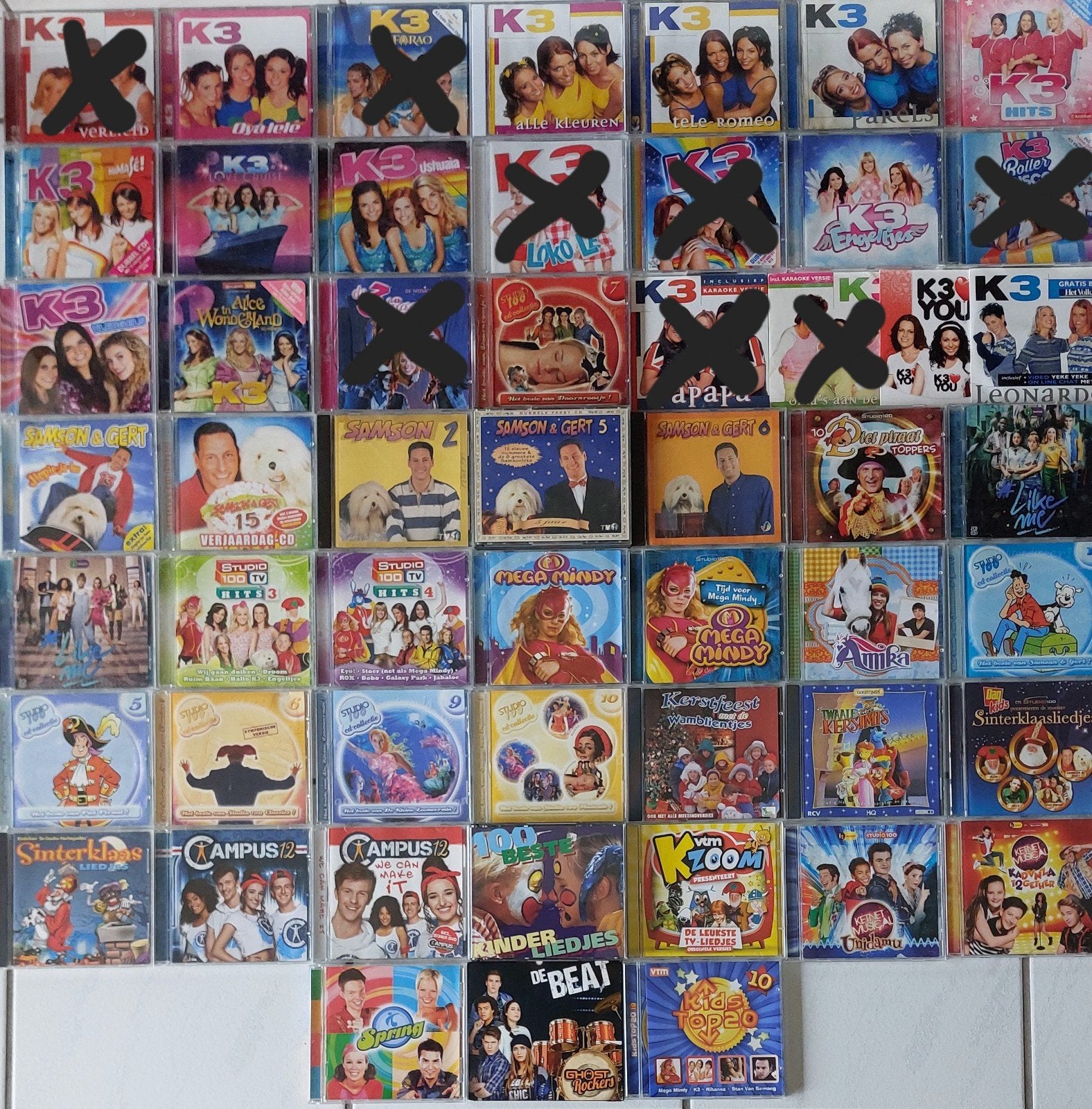 Cd's Studio100 Samson en Gert Mega Mindy Like Me, Ophalen of Verzenden, Zo goed als nieuw