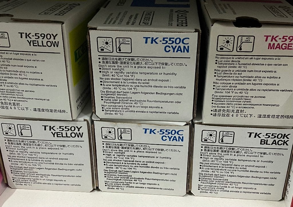 Nieuwe Originele Kyocera Toners (TK-550 & TK-590), Ophalen, Nieuw, Toner, Kyocera