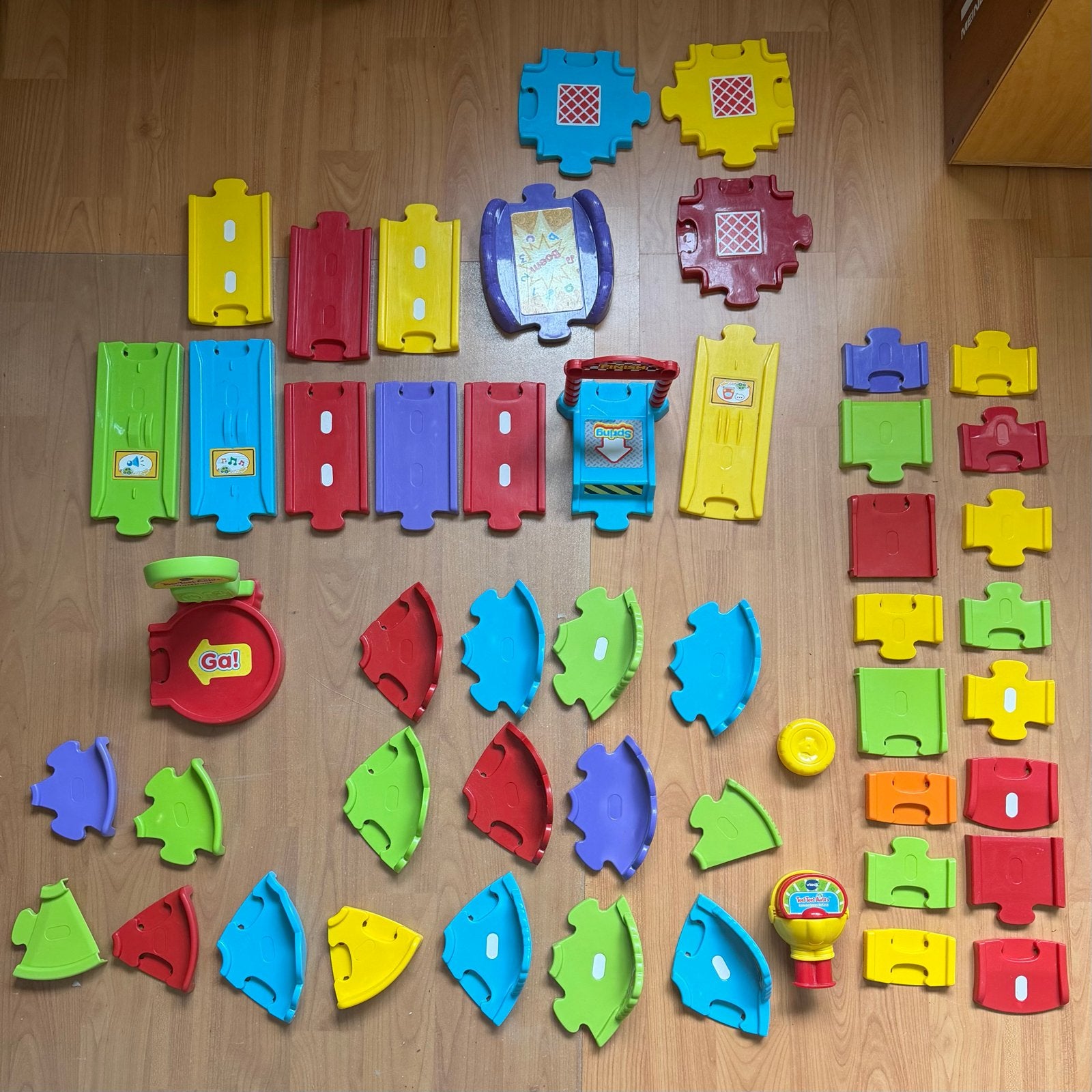 Grote VTech Toet Toet Auto's collectie met 4 auto's en 3 set, Ophalen of Verzenden, Gebruikt