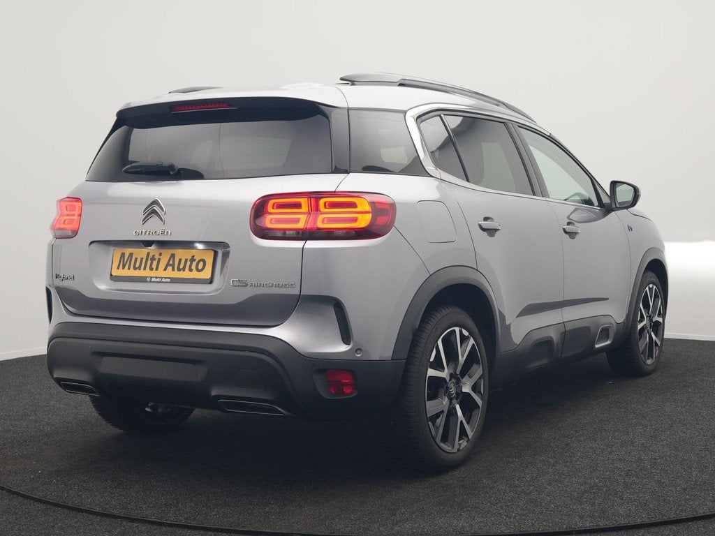 Citroën C5 Aircross 1.6 Shine PHEV 225pk Dealer O.H PHEV |, Auto's, Citroën, Gebruikt, 4 cilinders, C5 Aircross, Leder en Stof