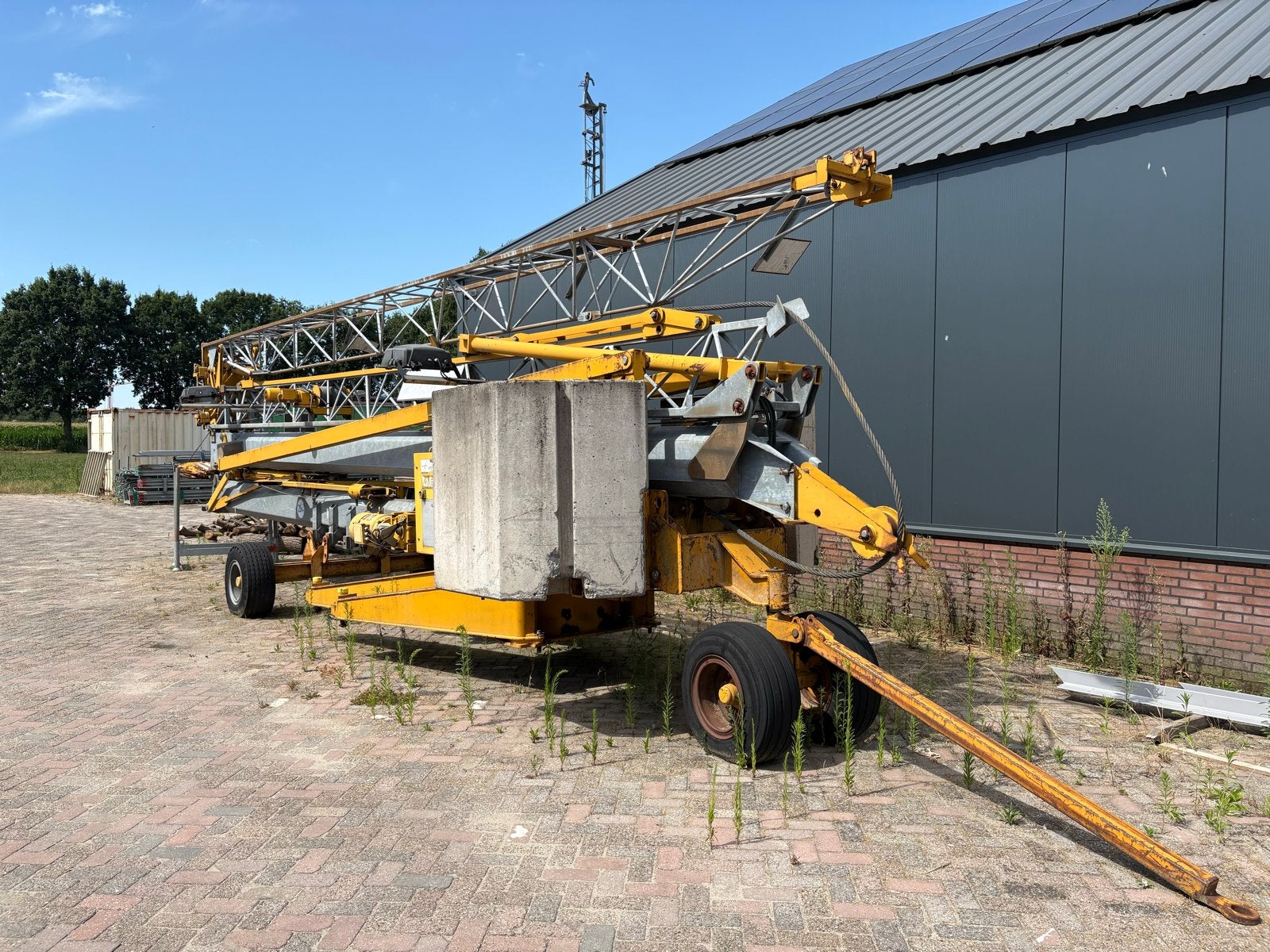 Potain HD14C Bouwkraan (1997) - 19m hoog, 21m vlucht, Ophalen, Kraan