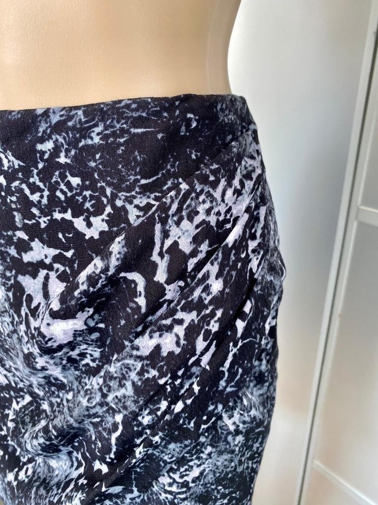 G437 Maison Scotch mt. 40=M rok zwart/grijs, Maat 38/40 (M), Zwart, Zo goed als nieuw, Boven de knie