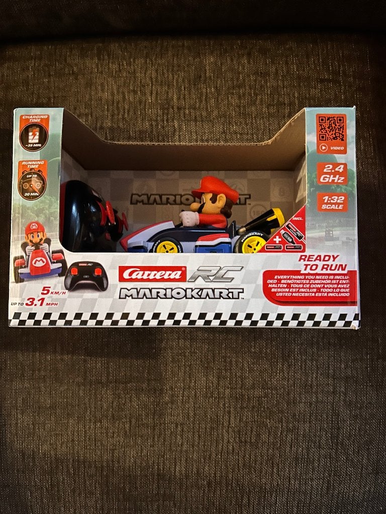 Mario Kart op afstand bestuurbare auto 1:32, Kinderen en Baby's, Ophalen of Verzenden, Nieuw, Afstandsbediening