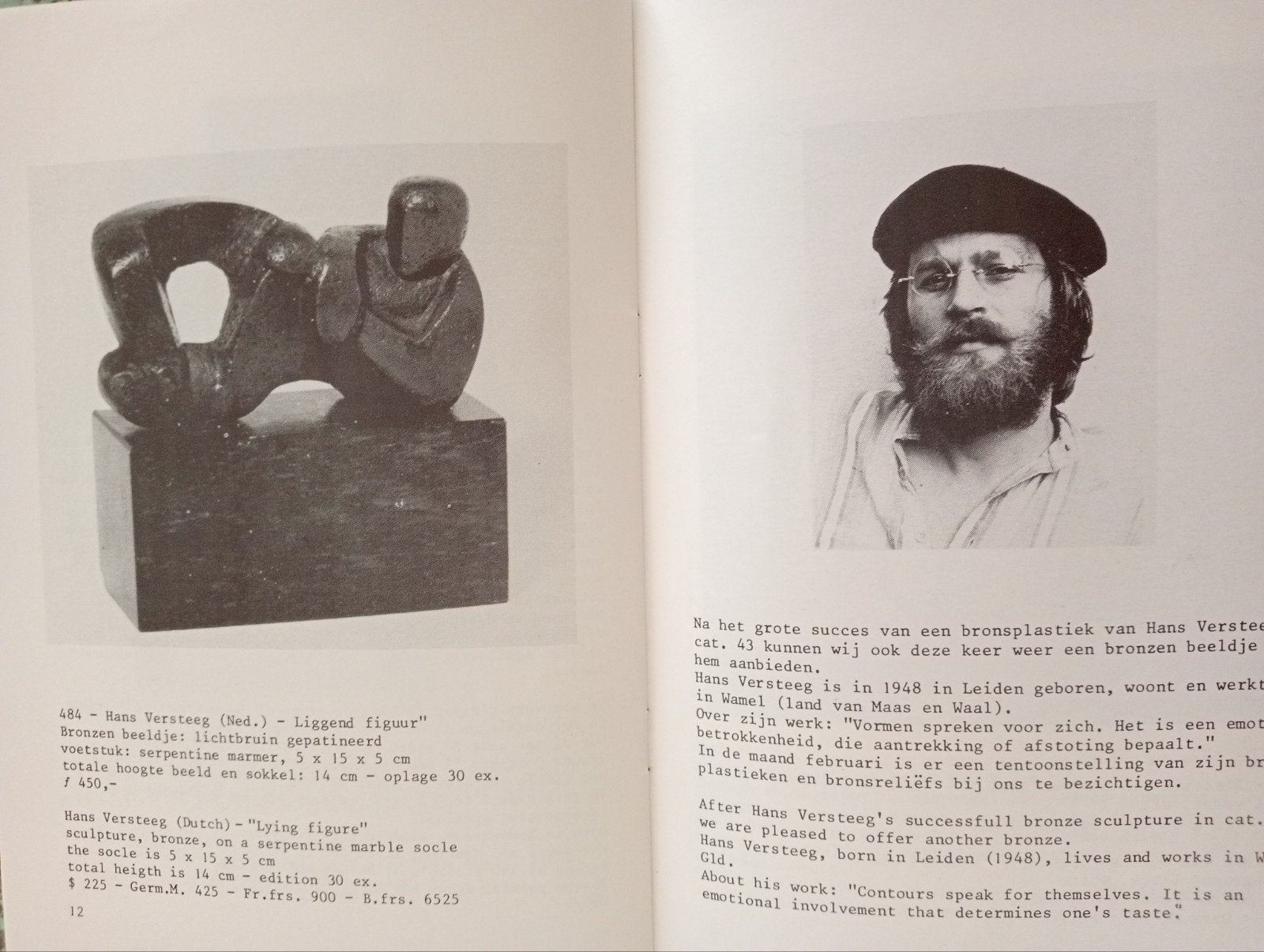 Arta nr. 48 Catalogus - Moderne Kunst, Ophalen of Verzenden, Gelezen, Diverse Kunstenaars, Catalogus