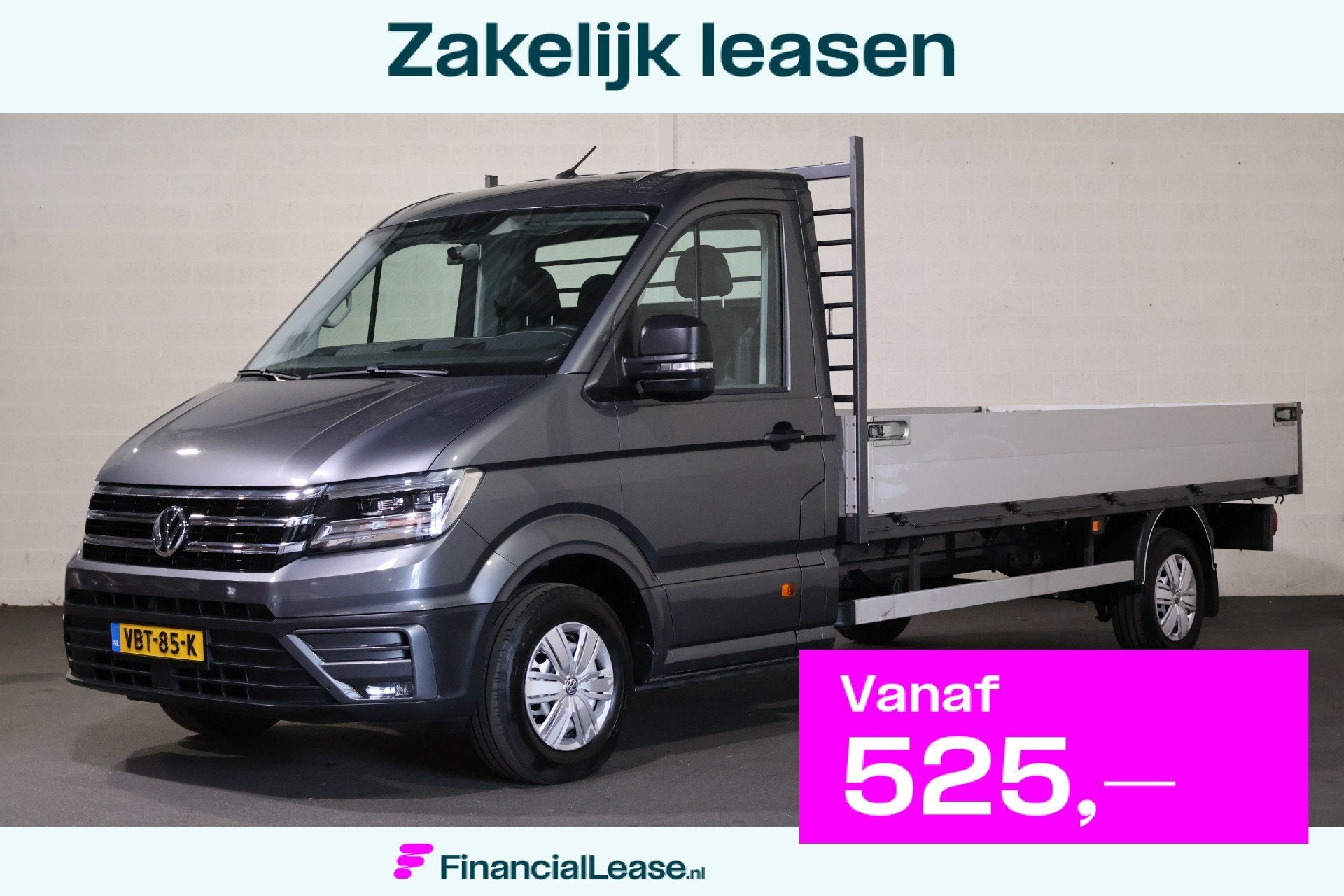 Volkswagen Crafter 35 2.0 TDI 177pk L4 Open Laadbak Leer Led, 13 km/l, Gebruikt, Euro 6, 4 cilinders