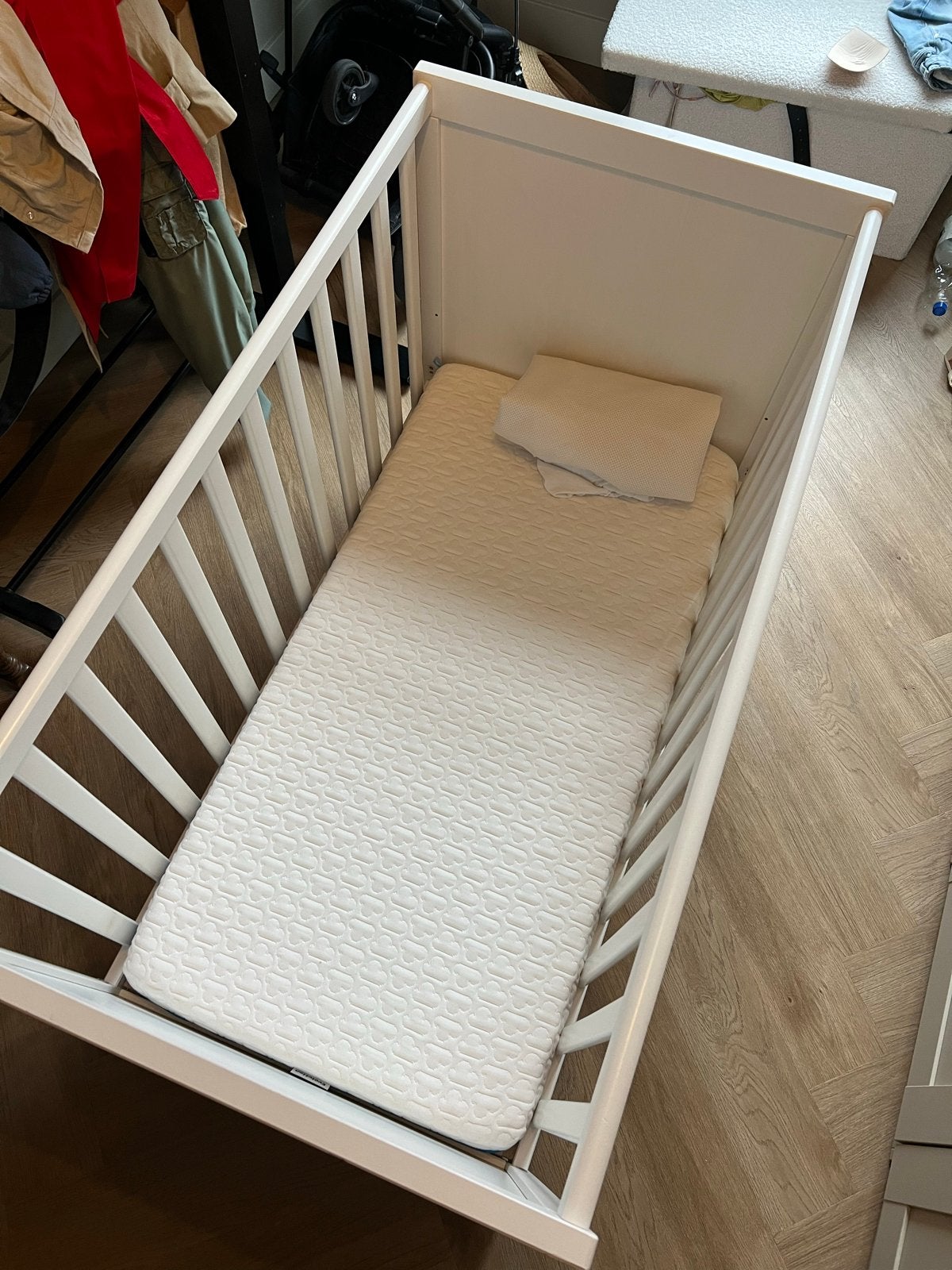 IKEA Sundvik ledikant wit met Aerosleep matras, Ophalen, Gebruikt, Ledikant