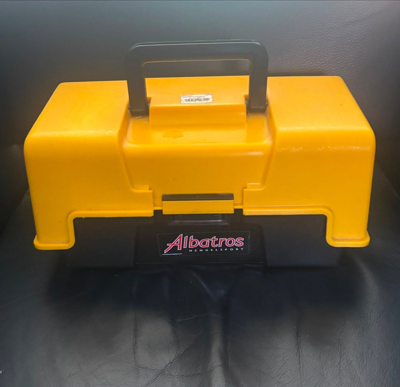 Albatros Hengelsport Visgerei Opbergdoos - Geel/Zwart, Ophalen of Verzenden, Gebruikt