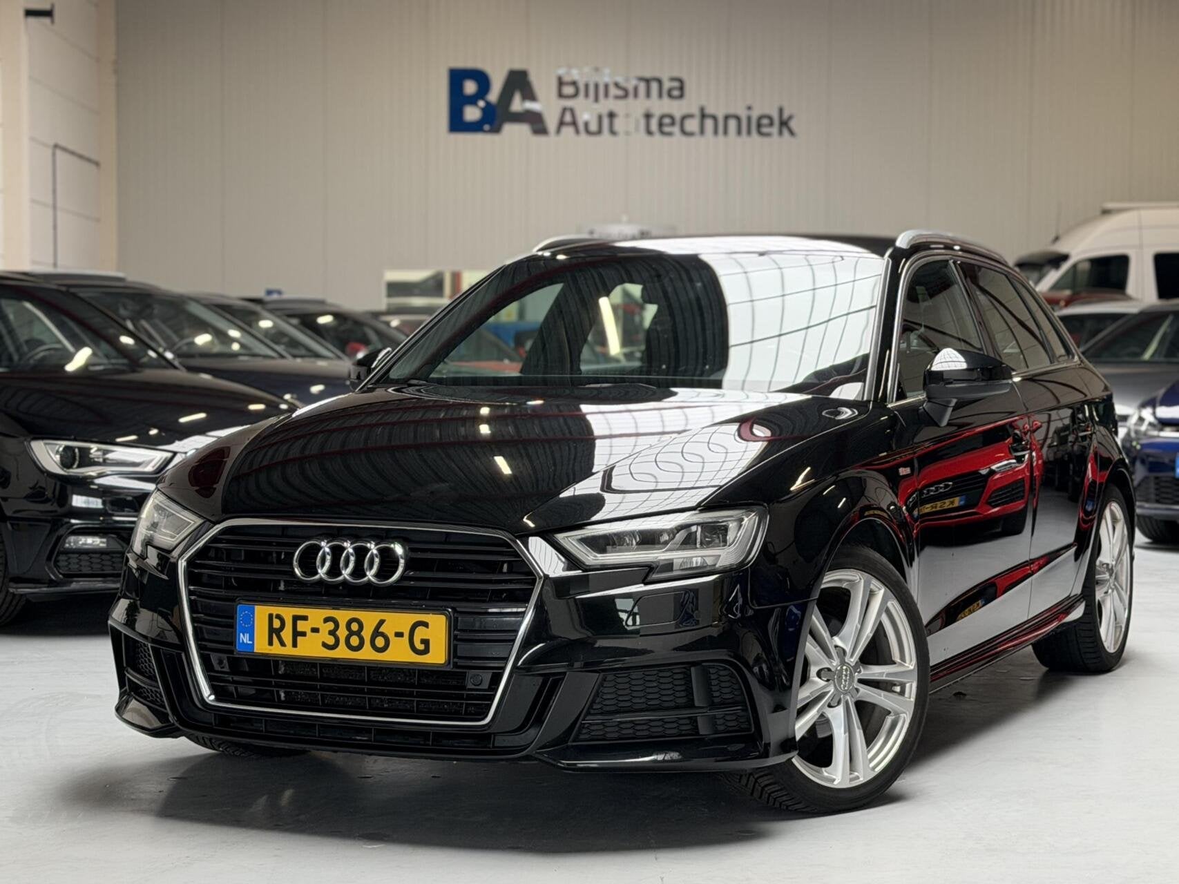 Audi A3 Sportback 1.0 TFSI | 3x S-line | LED | 18 inch, Auto's, Voorwielaandrijving, Gebruikt, Euro 6, Zwart