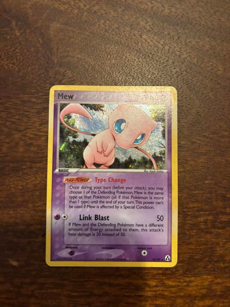 Mew holo ex legend maker, Ophalen, Zo goed als nieuw