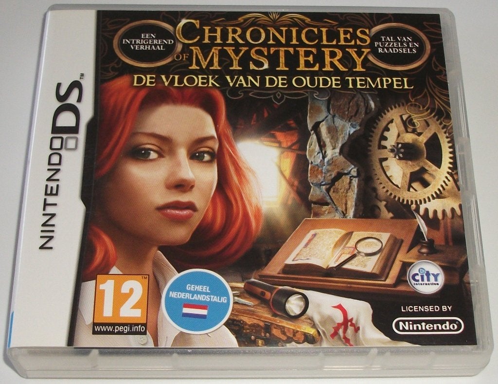 DS Game *** CHRONICLES OF MYSTERY *** Vloek van Oude Tempel, Puzzel en Educatief, 1 speler, Ophalen of Verzenden, Zo goed als nieuw