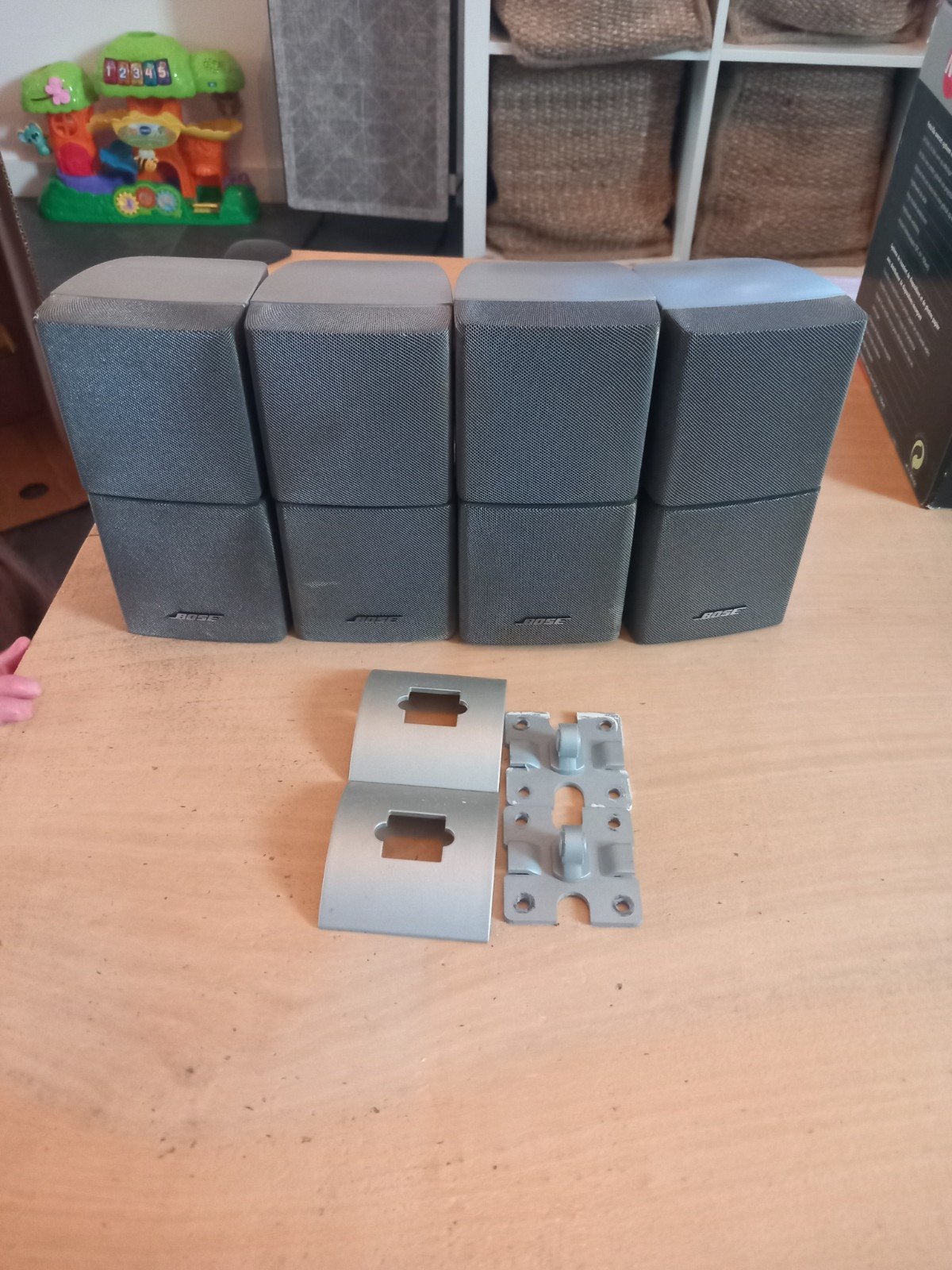 gebruikte Bose speakerset met muurbeugels, Audio, Tv en Foto, Geschikt voor surround/home cinema, Gebruikt, Speakerset, Ophalen of Verzenden