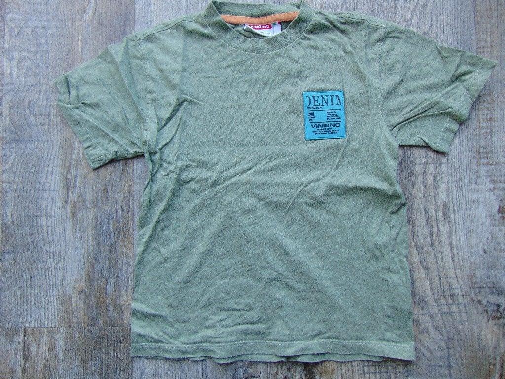 Vingino T-shirt groen maat 134 shirt korte mouwen, Ophalen of Verzenden, Zo goed als nieuw, Vingino, Shirt of Longsleeve
