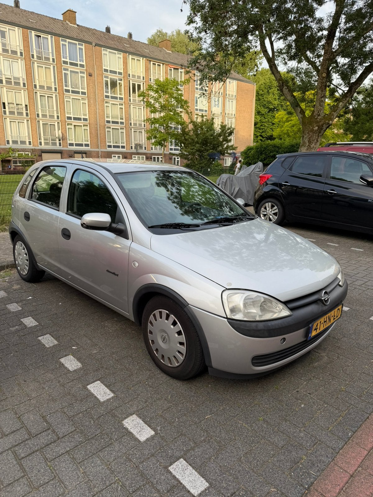 Opel Corsa 1.4, Auto's, Opel, 750 kg, 4 cilinders, Cabriolet, Grijs