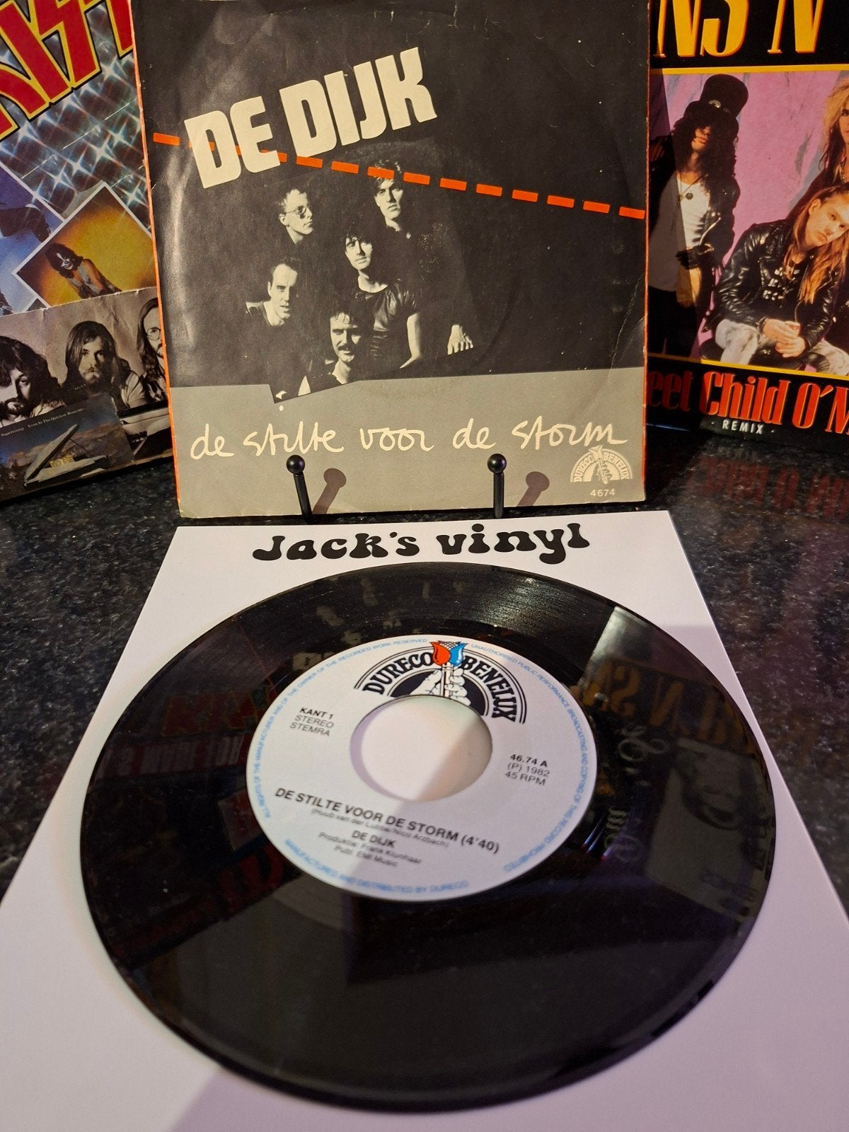 De Dijk - De Stilte Voor De Storm (Vinyl Single)1982, Gebruikt, 7 inch, Ophalen of Verzenden, Pop