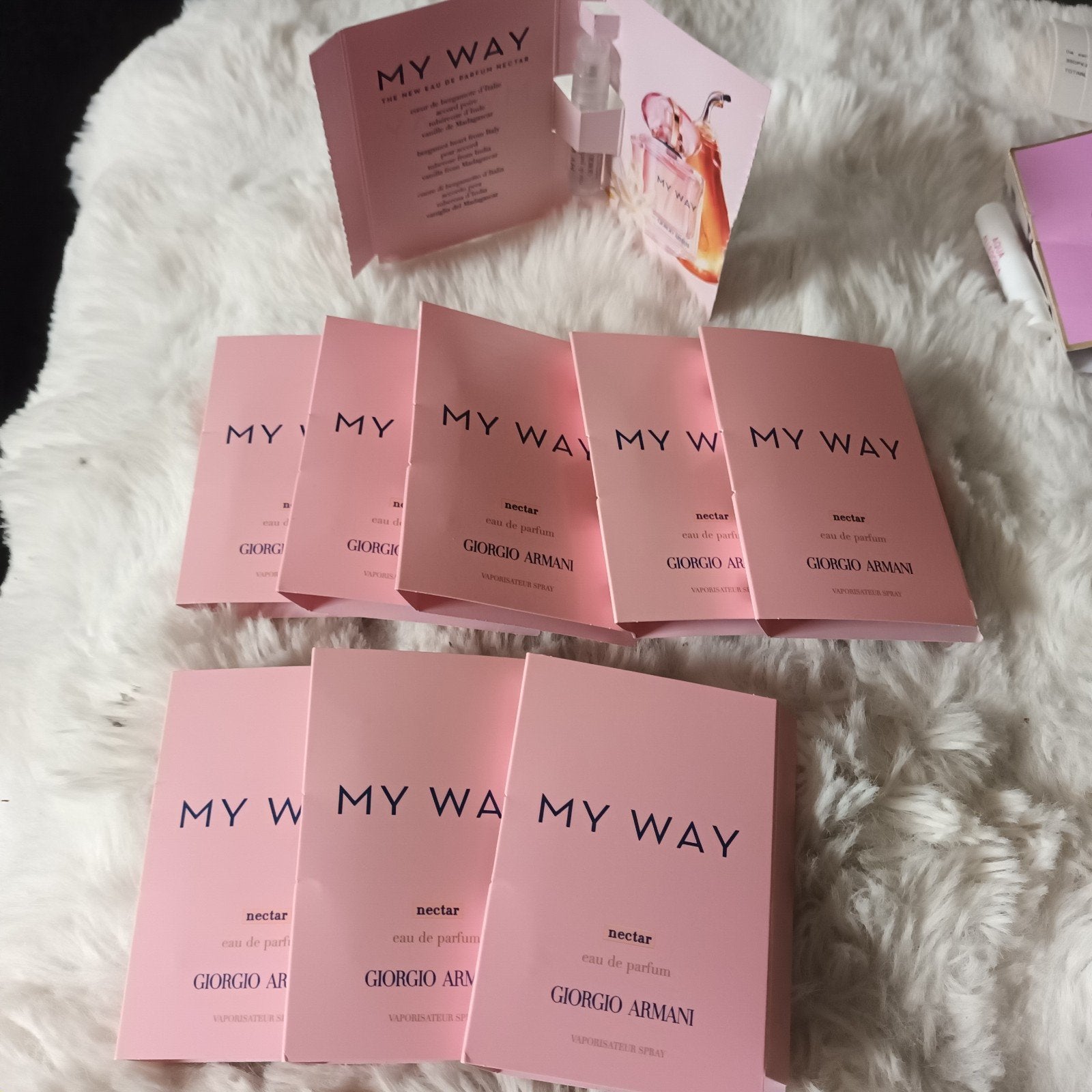 Giorgio armani MY WAY nectar dames proefjes..9 x .nieuw, Ophalen of Verzenden, Nieuw