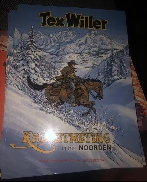 Krachtmeting in het noorden tex willer k8, Boeken, Eén stripboek, Ophalen of Verzenden, Zo goed als nieuw