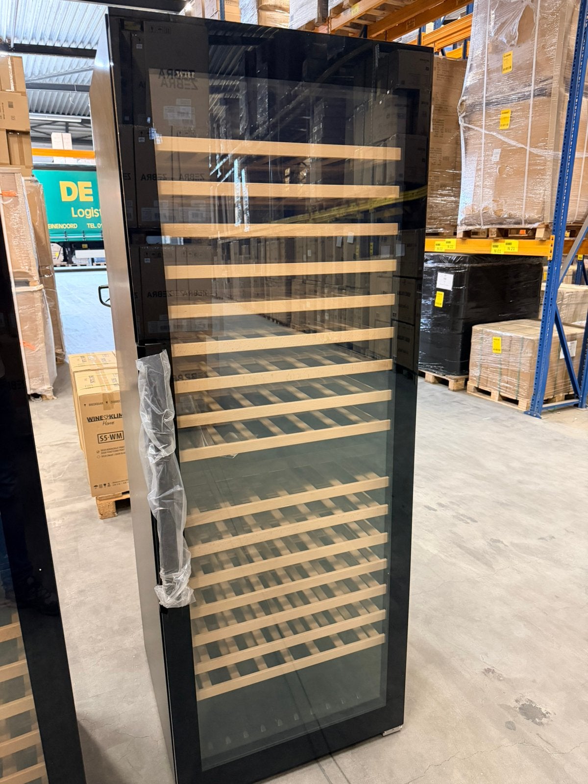 Grote wijnklimaatkast- 2 zones - 250 flessen, Witgoed en Apparatuur, Zonder vriesvak, 200 liter of meer, 60 cm of meer, Nieuw
