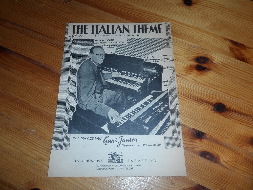 The italian theme - giacomazzi / hamilton / debroy / remy, Muziek en Instrumenten, Gebruikt, Gitaar, Ophalen of Verzenden, Artiest of Componist