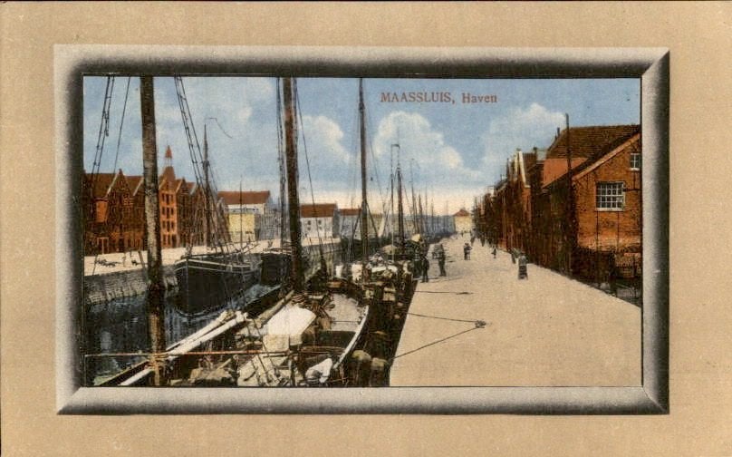 Maassluis - Haven - Zeilschepen, Ophalen of Verzenden, Voor 1920, Gelopen, Zuid-Holland
