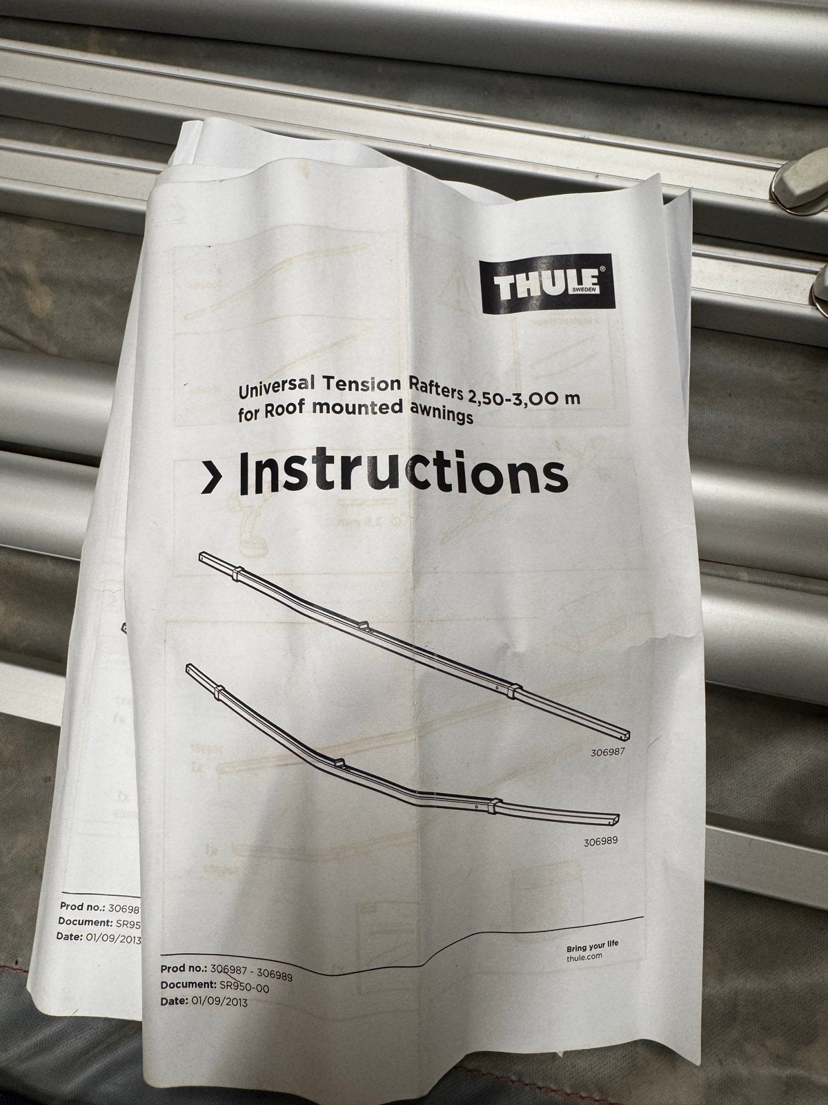 Thule Rainblocker Zijwanden & Voorwanden met Tension Rafters, Ophalen of Verzenden, Gebruikt