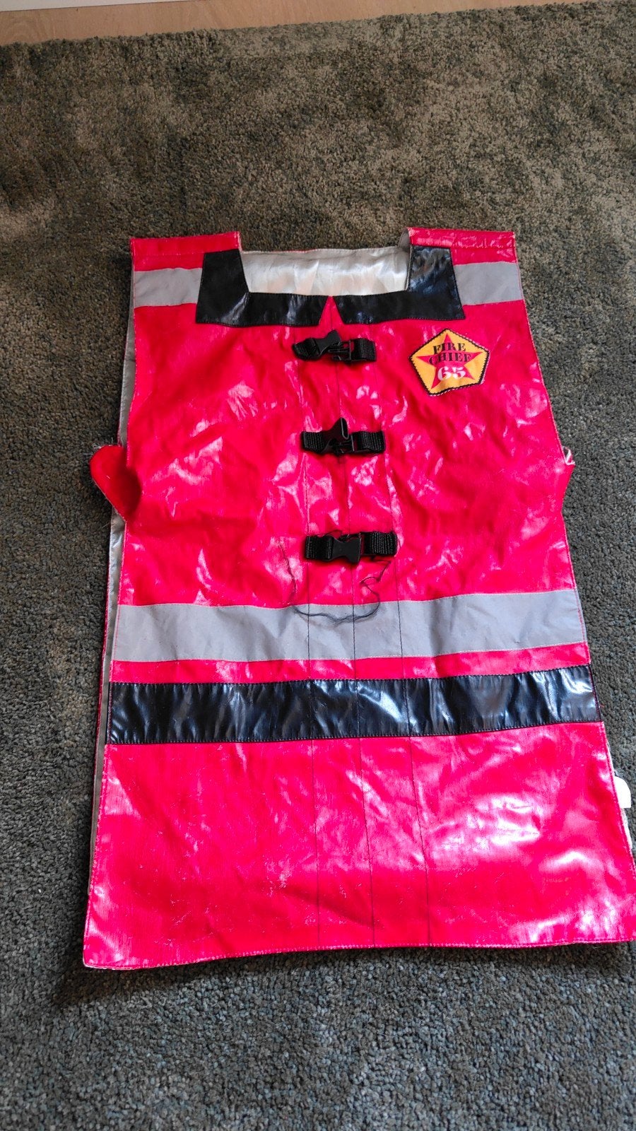 Brandweer verkleedvestje voor kinderen, Ophalen of Verzenden, Gebruikt, 104 of kleiner, Jongen of Meisje