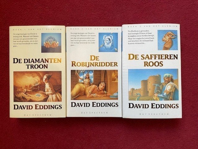 DAVID EDDINGS COMPLETE SERIE TE KOOP,PAPERBACKS IN GOEDE STA, Ophalen of Verzenden, Gelezen