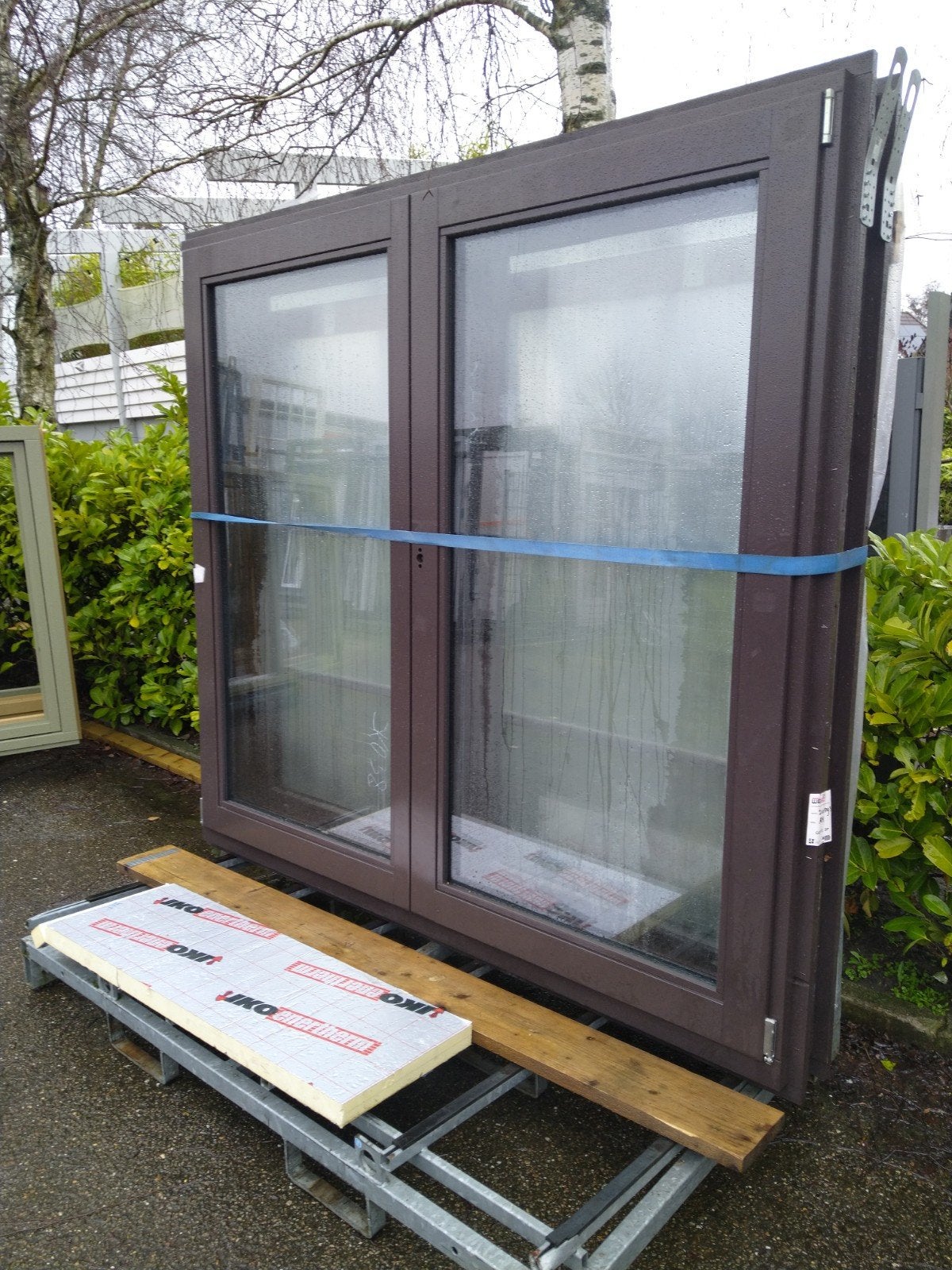 kozijn met dubbele tuindeuren, 120 cm of meer, Minder dan 200 cm, Nieuw, Ophalen of Verzenden