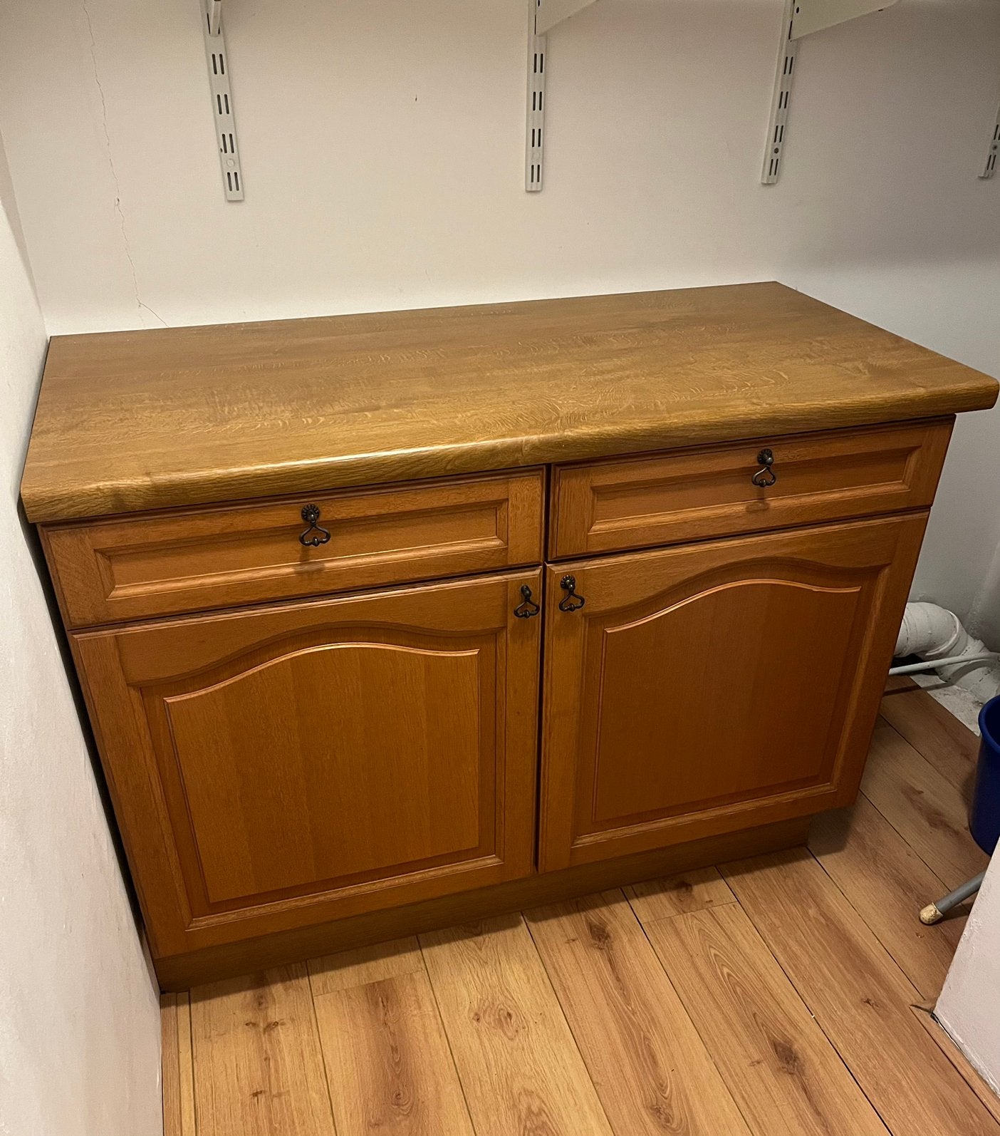 Houten dressoir- keukenblok, Ophalen, Zo goed als nieuw, 25 tot 50 cm