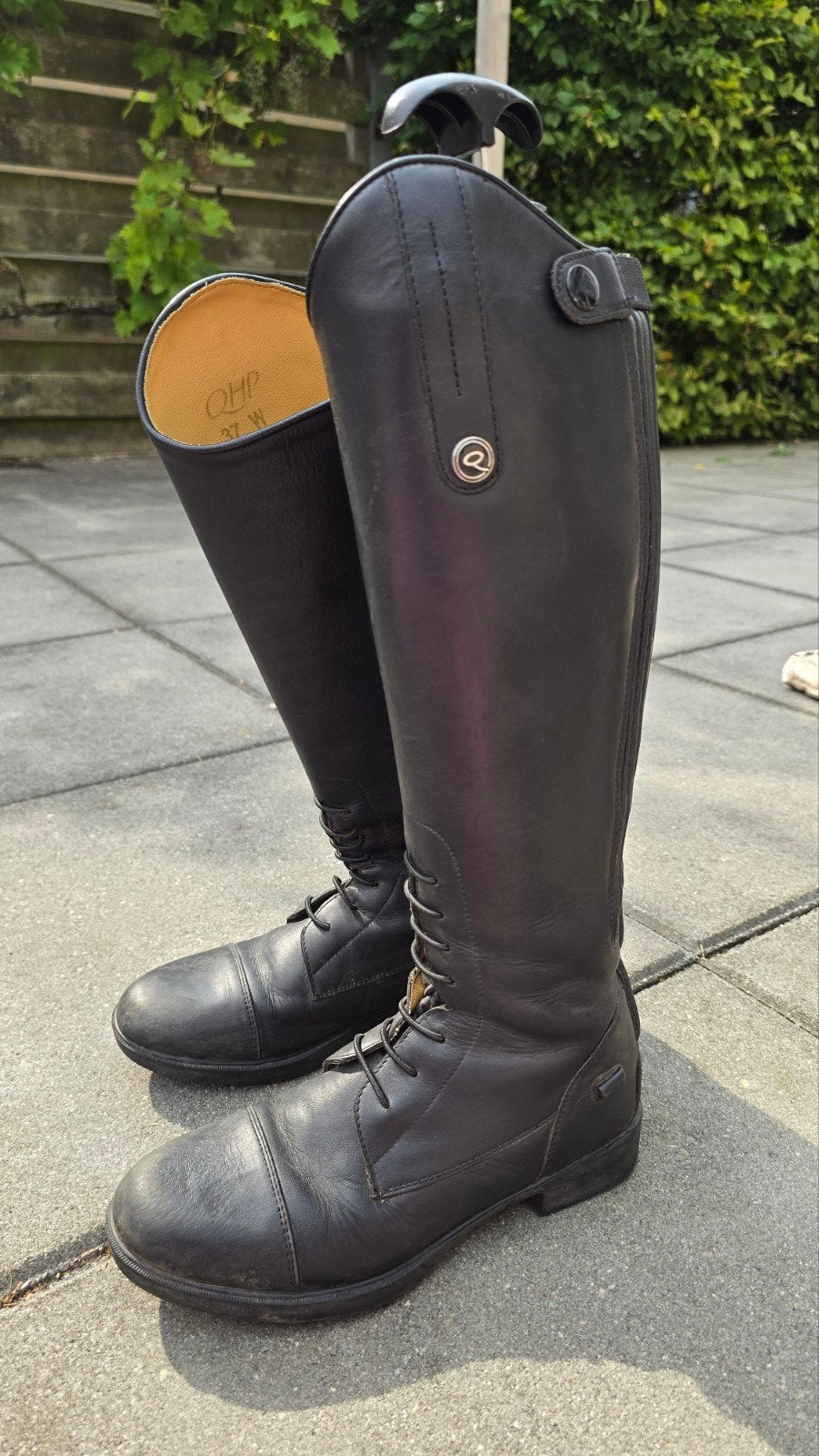 QHP leren paardrij laarzen maat 37 w, Dieren en Toebehoren, Ophalen of Verzenden, Zo goed als nieuw, Dressuur