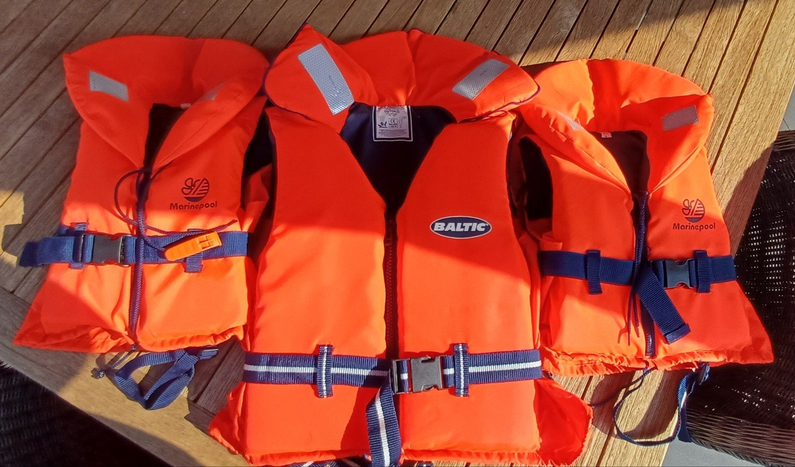 Reddingsvesten (3 stuks) - Marinepool & Baltic, Watersport en Boten, Ophalen of Verzenden, Zo goed als nieuw, Overige typen