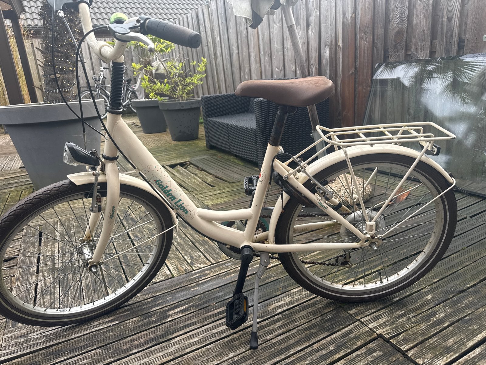 Golden Lion Kinderfiets 6 versnellingen (Opknapper), Ophalen of Verzenden, Gebruikt, Velgrem, 20 inch of meer