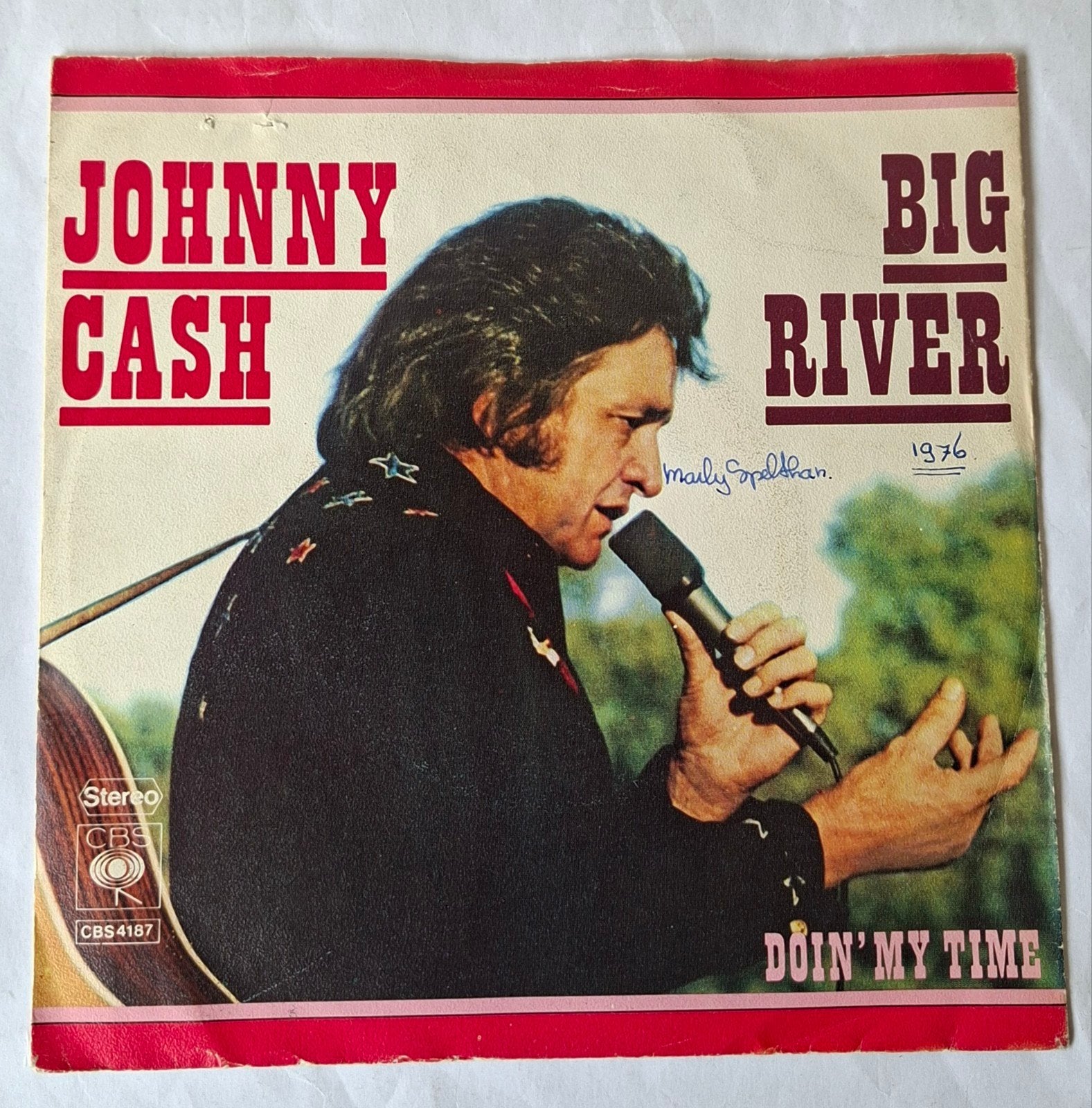 Johnny Cash       Big River, Ophalen of Verzenden, Gebruikt, 7 inch, Single