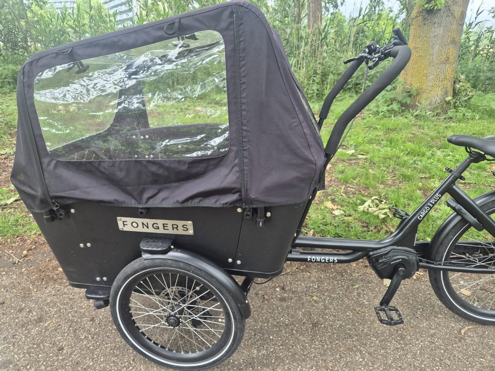 Elektrisch Bakfiets 8mnd oud ( heeft droog gestaan !, Ophalen, Zo goed als nieuw, 4 kinderen of meer, Huif