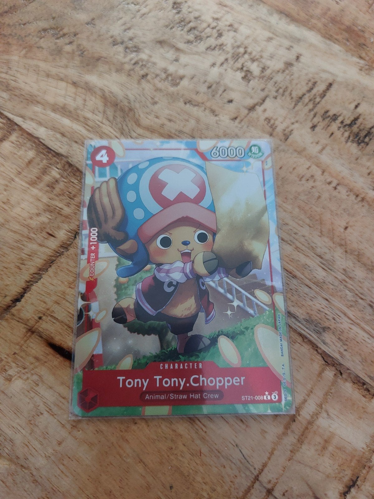One Piece Card Game - Tony Tony Chopper ST21-008, Hobby en Vrije tijd, Ophalen of Verzenden, Zo goed als nieuw, Losse kaart