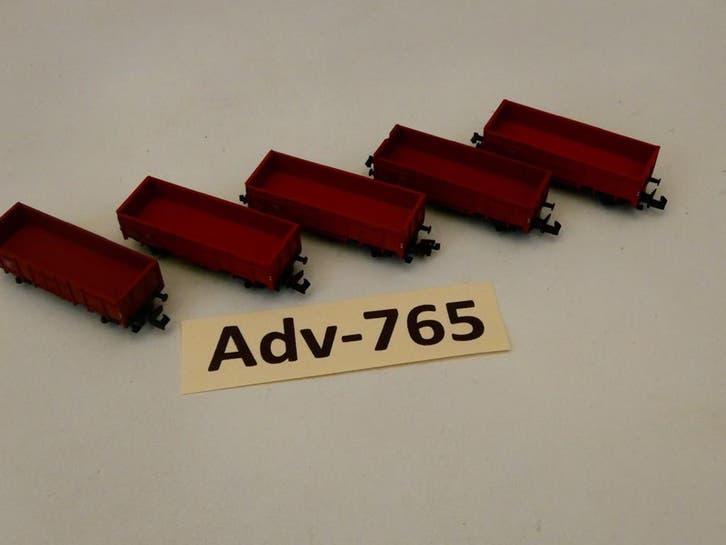 Adv-765 N Spoor Hogebakwagons 8204 Fleischman DB, Arnold, Gebruikt, Gelijkstroom, Wagon
