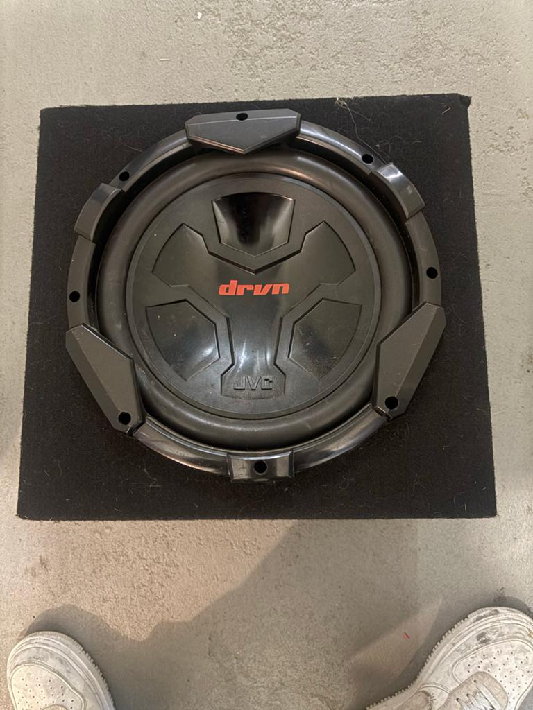 JVC drvn subwoofer, Ophalen of Verzenden, Gebruikt