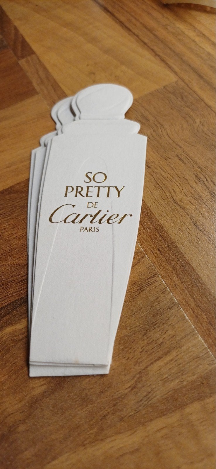 5x Cartier So Pretty parfum testers, Ophalen of Verzenden, Nieuw