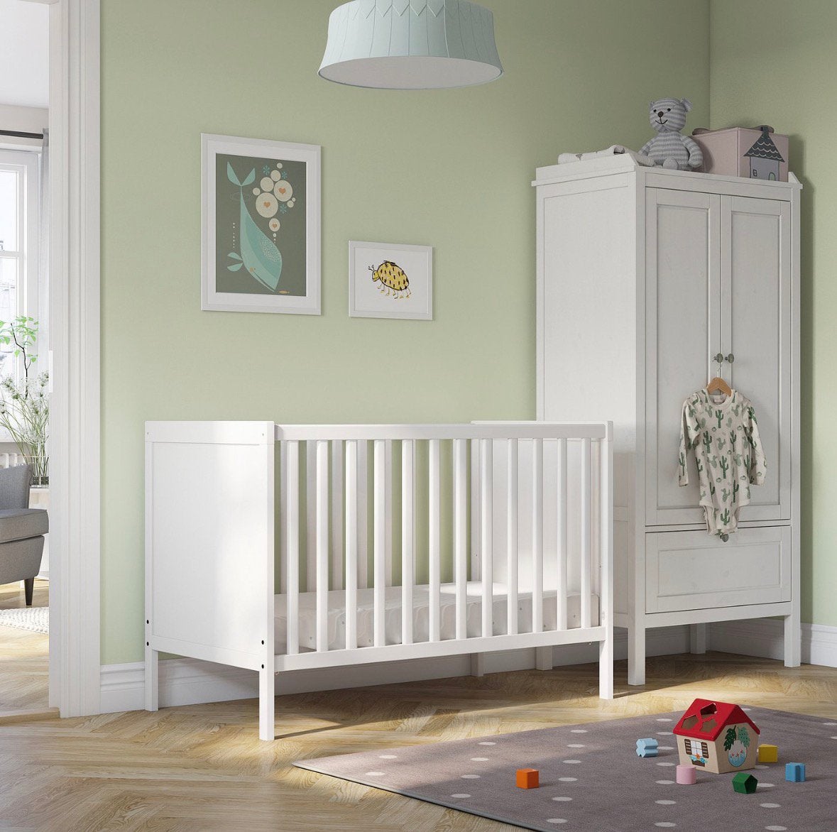 Babybed, Ophalen, Nieuw, Ledikant