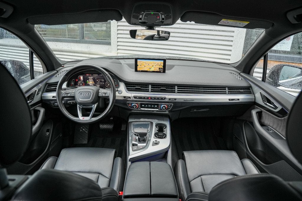Audi Q7 3.0 TDI e-tron quattro Sport Leer Ambient Camera ACC, Auto's, Audi, Automaat, Gebruikt, Zwart, Bedrijf